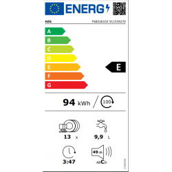 MÁQUINA DE LAVAR LOUÇA AEG - FSB32610Z