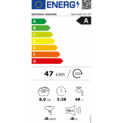 MÁQUINA DE LAVAR ROUPA HOTPOINT - NWS 8469 WK SPT