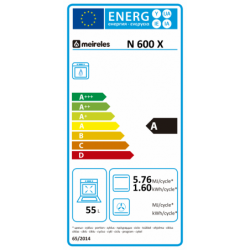 FOGÃO MEIRELES - N600XNVS - G. NAT