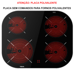 PLACA ENCASTRAR TEKA - TCC...