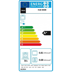 FORNO ENCASTRAR TEKA - HLB 8408 S EASY STEAM BK