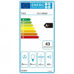 CHAMINÉ DECORATIVA TEKA - DLV 98660 TOS BK